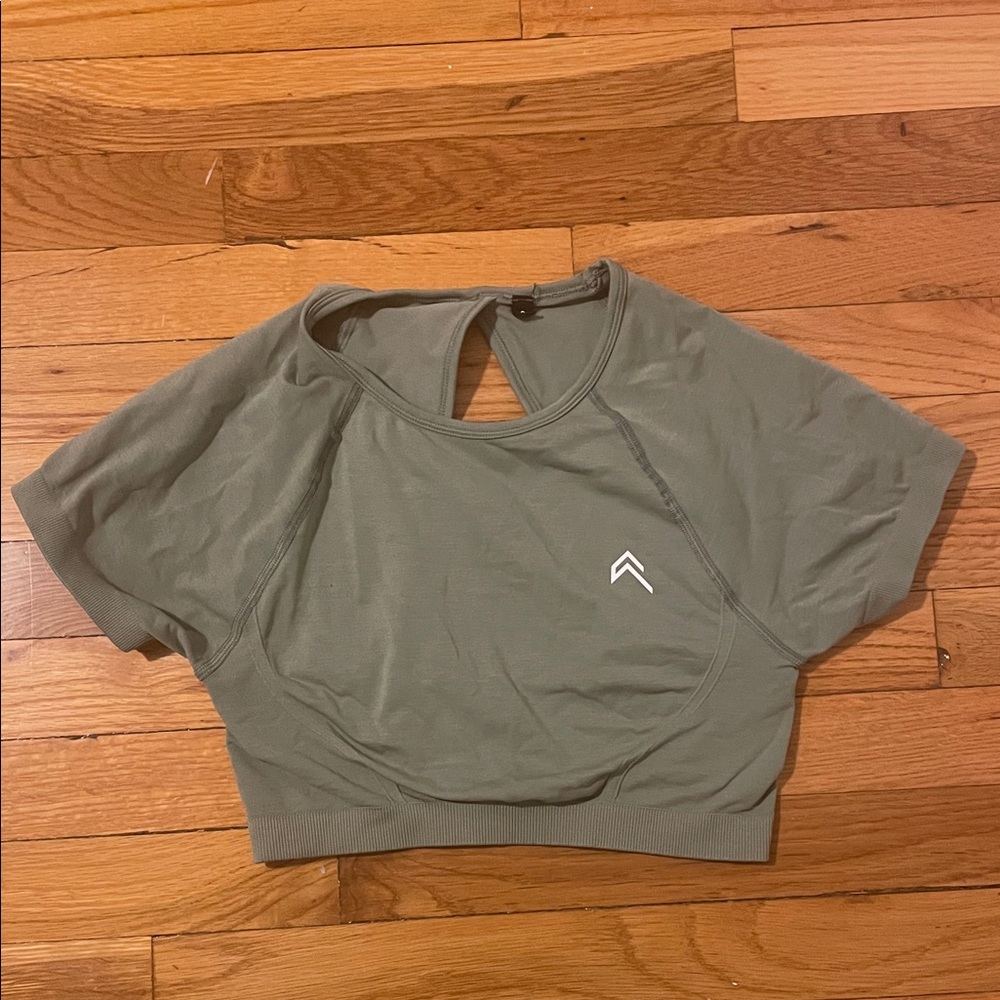 Oner Active Sage Green Crop Top